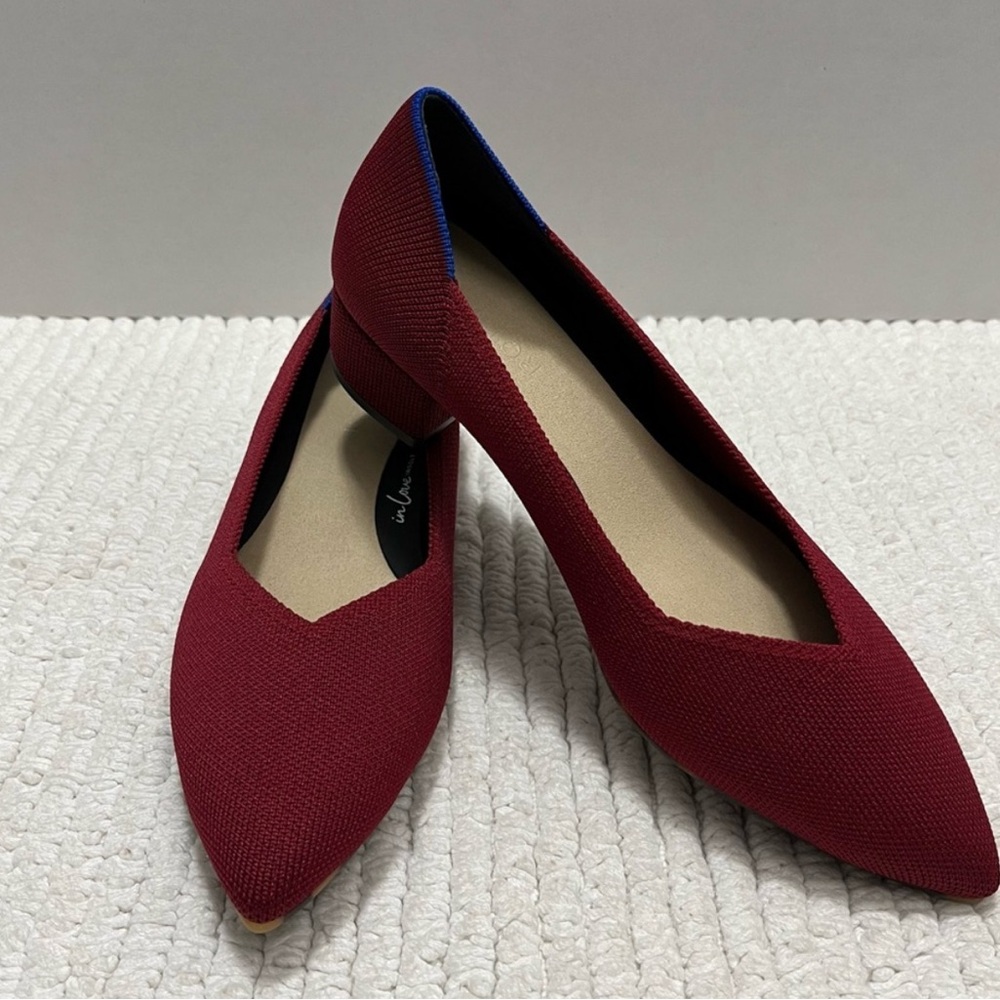 Rothy’s The High Point Size 9 in Autumn Red Excellent Condition